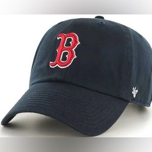 ‘47 Boston Red Sox Clean Up Adjustable Hat L Navy Blue